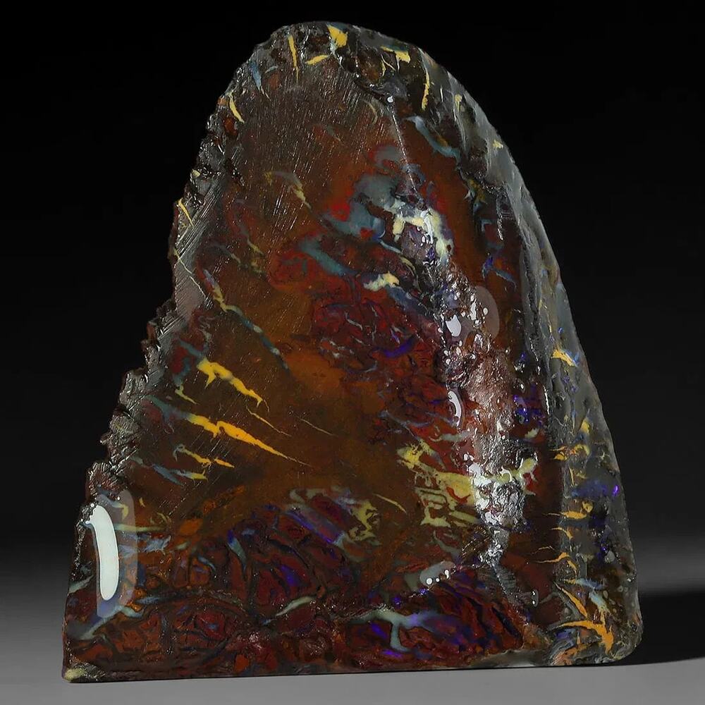 52.13ct Natural Queensland Boulder Opal Slab Cutting Rough